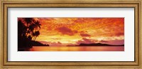 Framed Sunset, Huahine Island, Tahiti