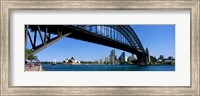 Framed Harbor Bridge, Sydney, Australia