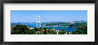 Framed Bosphorus Bridge, Istanbul, Turkey