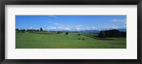 Framed View Along Rural Hillside, Zurich, Switzerland