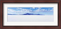 Framed Bonneville Salt Flats, Utah, USA