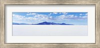 Framed Bonneville Salt Flats, Utah, USA