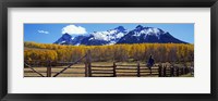 Framed Last Dollar Ranch, Ridgeway, Colorado, USA