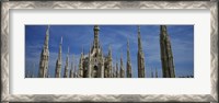 Framed Facade of a cathedral, Piazza Del Duomo, Milan, Italy