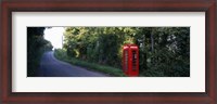 Framed Phone Booth, Worcestershire, England, United Kingdom