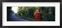 Framed Phone Booth, Worcestershire, England, United Kingdom