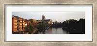 Framed Church Along A River, Worcester Cathedral, Worcester, England, United Kingdom