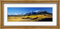 Framed USA, Colorado, Ridgeway, Last Dollar Ranch, autumn