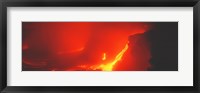 Framed Kilauea Volcano Hawaii HI USA