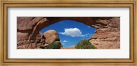 Framed North Window, Arches National Park, Utah, USA