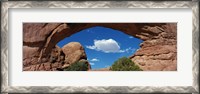 Framed North Window, Arches National Park, Utah, USA