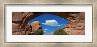 Framed North Window, Arches National Park, Utah, USA