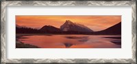 Framed Mt Rundle & Vermillion Lakes Banff National Park Alberta Canada