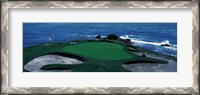 Framed Pebble Beach Golf Course 8th Green Carmel CA