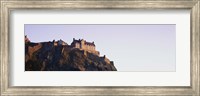 Framed Low angle view of a castle on top of a hill, Edinburgh Castle, Edinburgh, Scotland