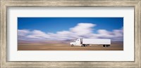 Framed Truck on the road, Interstate 70, Green River, Utah