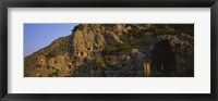 Framed Tombs on a cliff, Lycian Rock Tomb, Antalya, Turkey