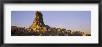 Framed Low angle view of a rock formation in a village, Cappadocia, Turkey