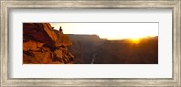 Framed Toroweap Point Grand Canyon National Park AZ USA
