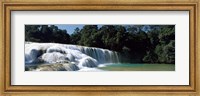 Framed Aqua Azul Chiapas Mexico