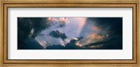 Framed Clouds With God Rays