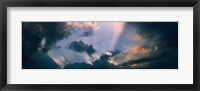 Framed Clouds With God Rays