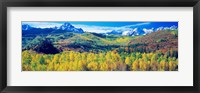 Framed San Juan Mountains, Colorado, USA