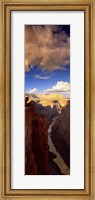 Framed Toroweap Point, Grand Canyon, Arizona (vertical)