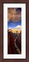 Framed Toroweap Point, Grand Canyon, Arizona (vertical)