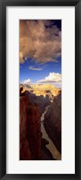 Framed Toroweap Point, Grand Canyon, Arizona (vertical)