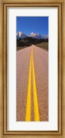 Framed Road Grand Teton National Park WY