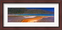 Framed Grand Prismatic Spring, Yellowstone National Park, Wyoming, USA