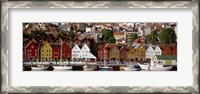 Framed Harbor in Bergen, Norway