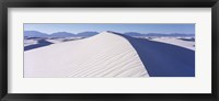 Framed Hills in the White Sands Desert, New Mexico