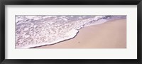 Framed High angle view of surf on the beach, The Baths, Virgin Gorda, British Virgin Islands