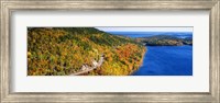 Framed Mount Jordan Pond, Acadia National Park, Maine, USA