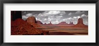 Framed Mountains, West Coast, Monument Valley, Arizona, USA,