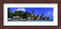 Framed La Digue, Island, The Seychelles, Africa