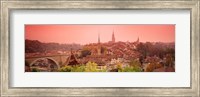 Framed Dusk Bern Switzerland