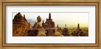 Framed Indonesia, Java, Borobudur Temple