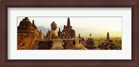 Framed Indonesia, Java, Borobudur Temple