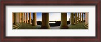 Framed Jefferson Memorial Columns, Washington DC