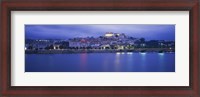 Framed Buildings at the waterfront, Mondego River, Coimbra, Beira Litoral, Beira, Portugal