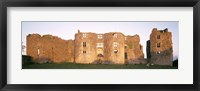 Framed Lawn in front of a landscape, Roscommon Castle, Roscommon County, Republic Of Ireland