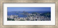 Framed Skyline, Cityscape, Coastal City, Rio De Janeiro, Brazil