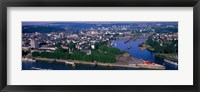 Framed Rhine River Mosel River Koblenz Germany
