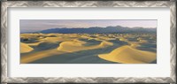 Framed Sand dunes in a desert, Grapevine Mountains, Mesquite Flat Dunes, Death Valley National Park, California, USA
