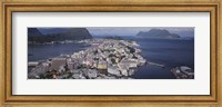 Framed Cityscape Alesund Norway