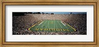 Framed University Of Michigan Stadium, Ann Arbor, Michigan, USA