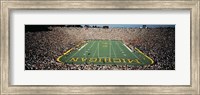 Framed University Of Michigan Stadium, Ann Arbor, Michigan, USA
